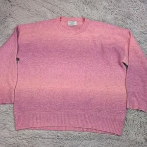 Old Navy Sweater Womens M Wool Blend Comfort Soft Cozy Preppy Casual Oversized‎